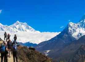 Everest base camp trek in March