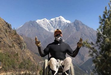 First Paraplegic to Reach Everest Base Camp